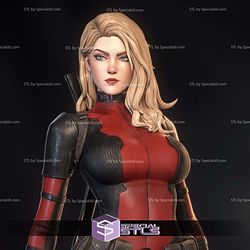 Lady Deadpool Wanda Wilson STL Files 3D Model