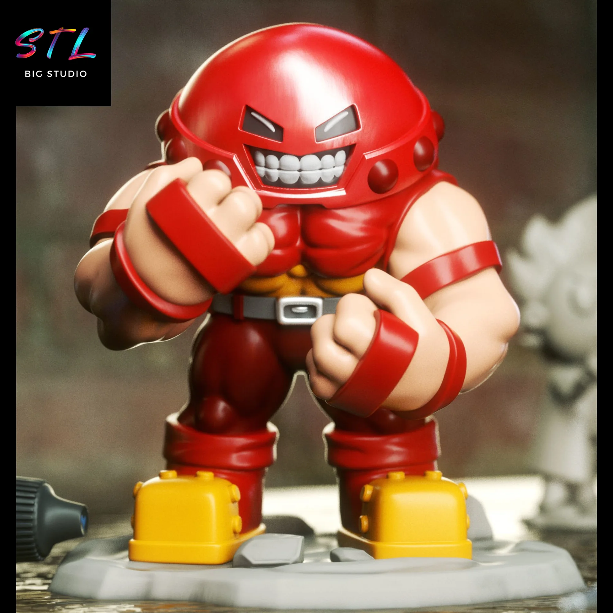 Juggernaut Chibi STL | X-Men | 3D Printable Figure Model