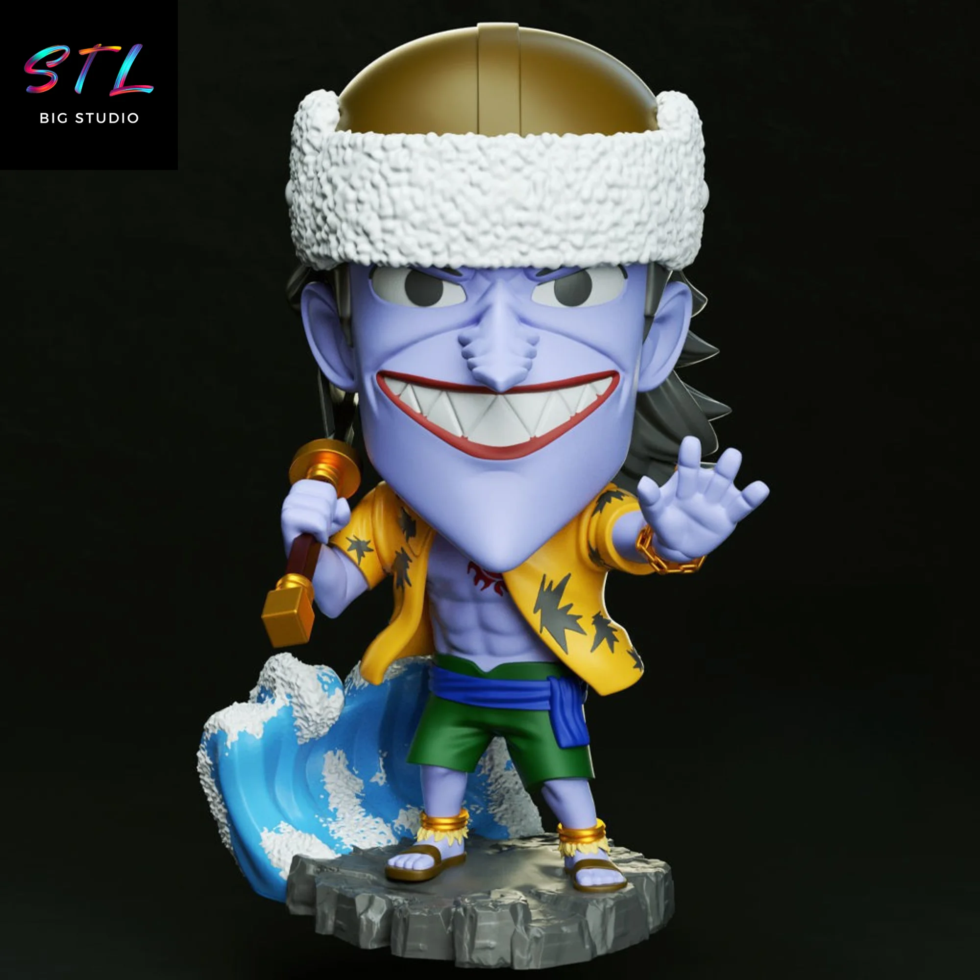 Juggernaut Chibi STL | X-Men | 3D Printable Figure Model — view 5