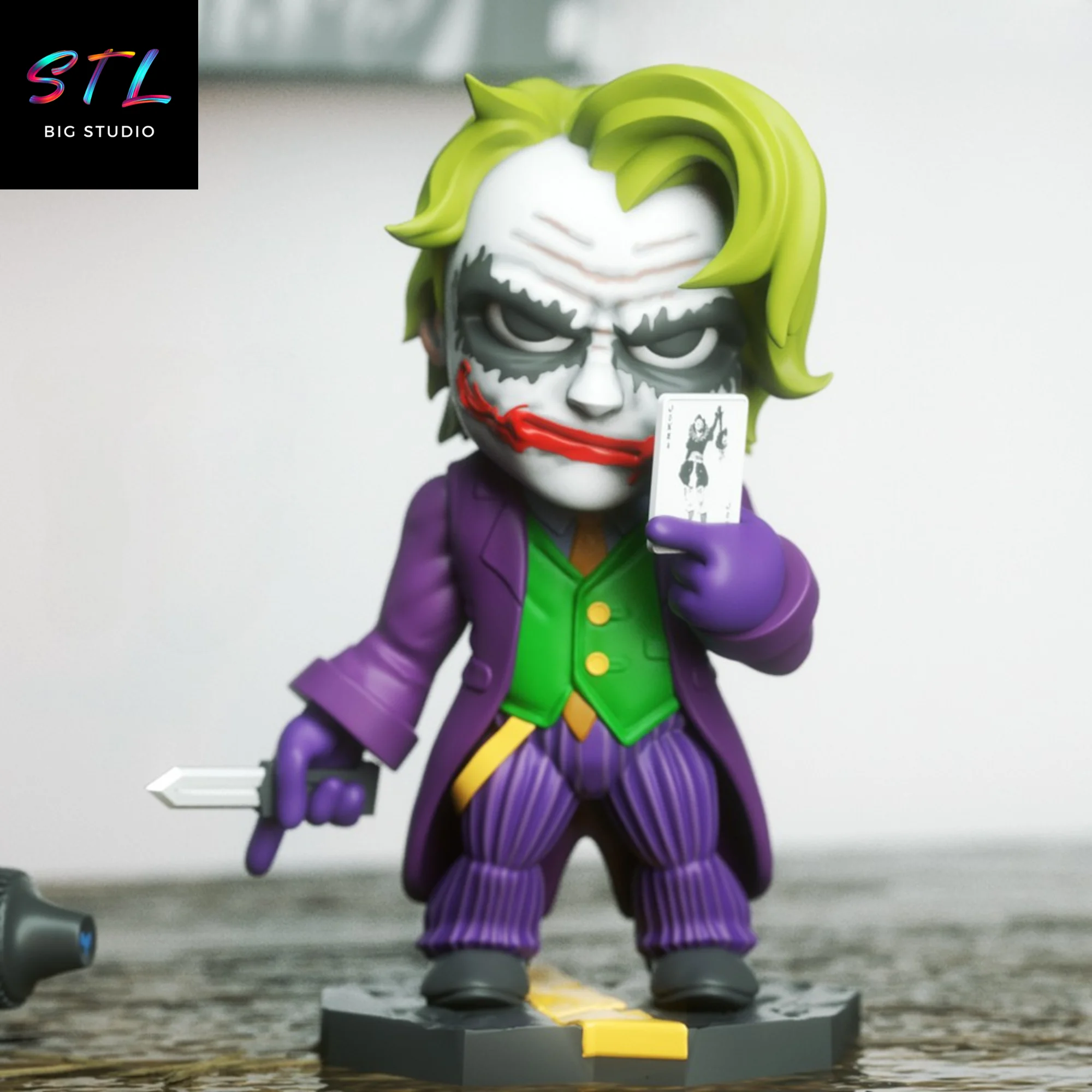 Juggernaut Chibi STL | X-Men | 3D Printable Figure Model — view 6