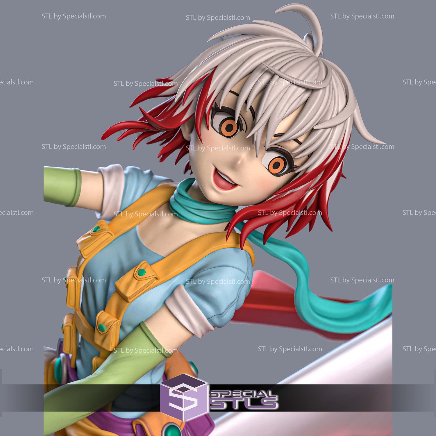 Pascal Tales of Graces STL Files 3D Model — view 3