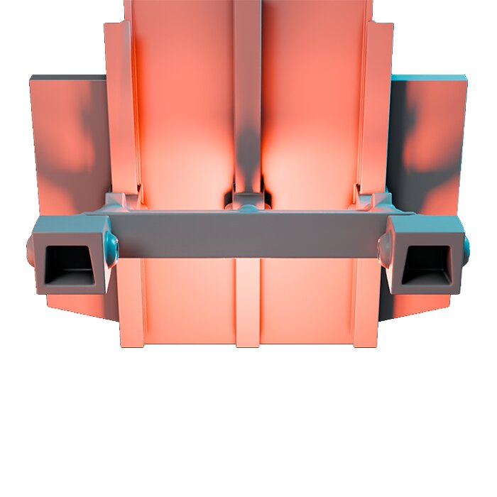 Stairs Access X - Tabletop RPG Miniature 3D STL Model — view 4