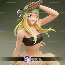 Winry Rockbell Mechanical 3D Printer Files STL Model — view 1