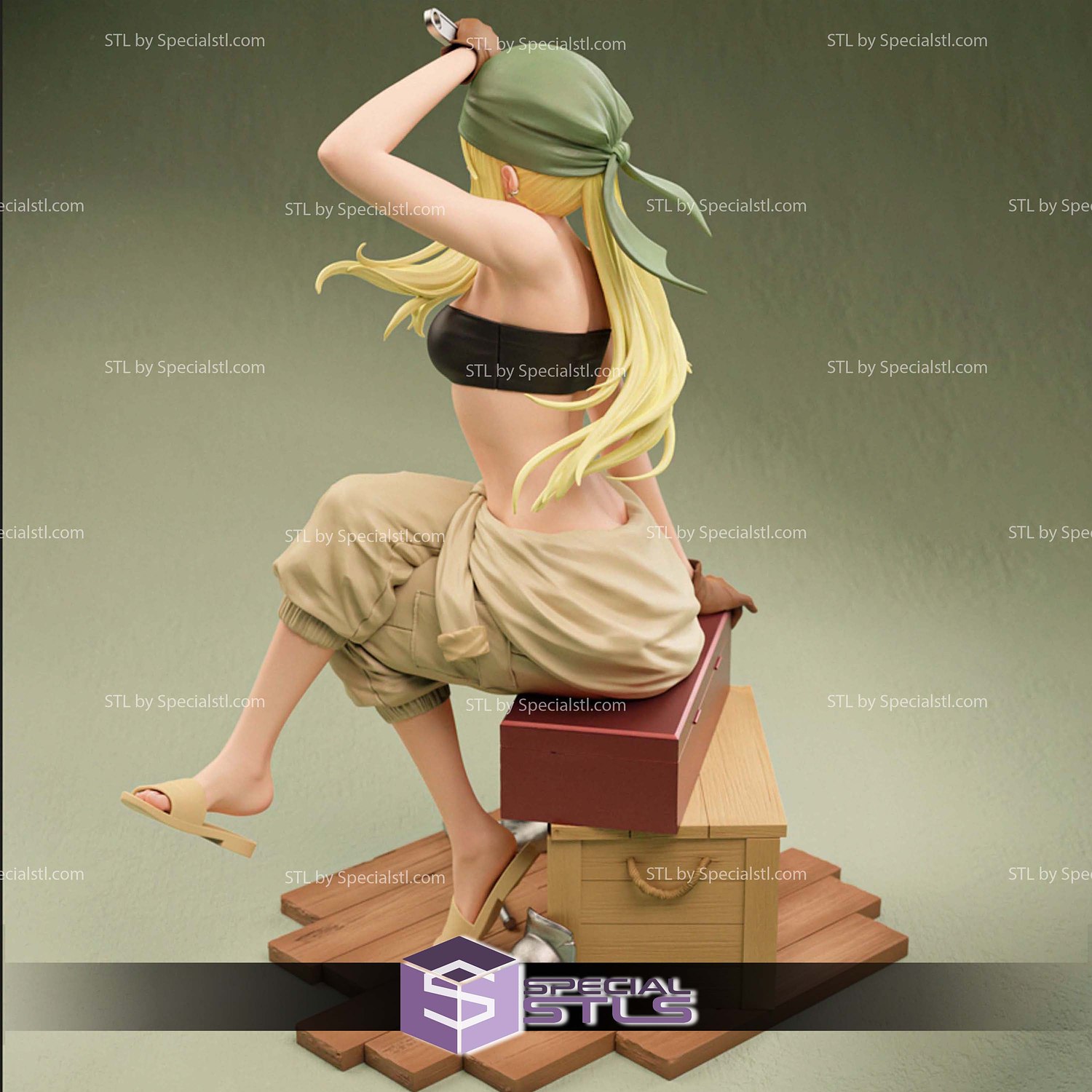 Winry Rockbell Mechanical 3D Printer Files STL Model — view 8