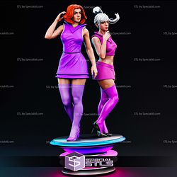 Jane Jetson And Judy Jetson Realistic STL Files 3D Model