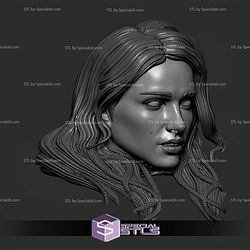 Custom Head STL Jane Foster Smile 3D Model