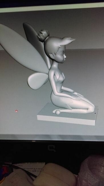 hada campana 3D STL Model — view 2