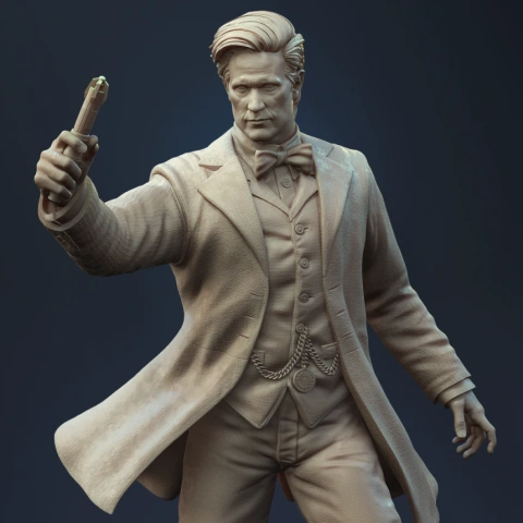 Eleventh Doctor 3D Printer Files | Assembly STL Model
