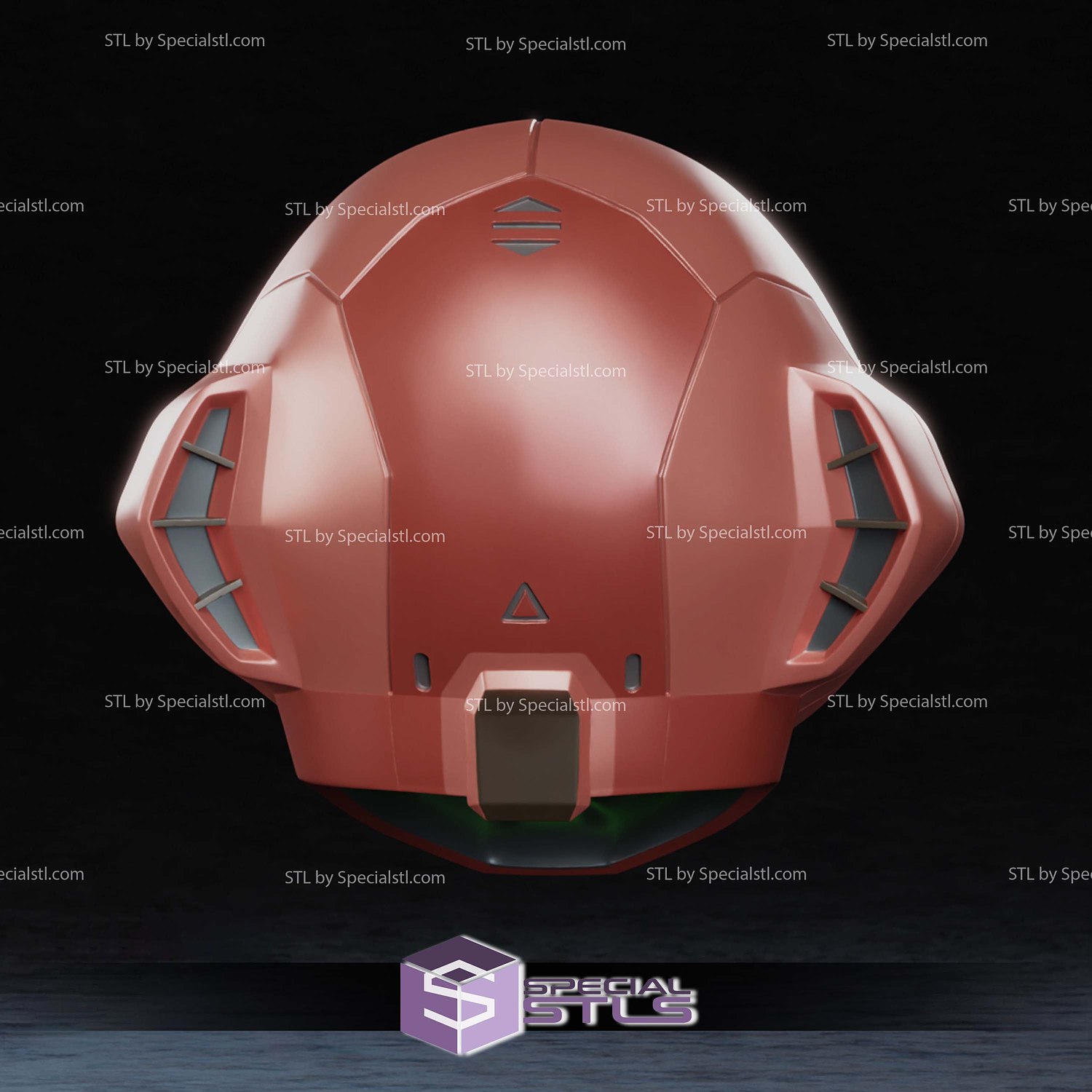 Cosplay STL Files Samus Dread Helmet 3D Model — view 4