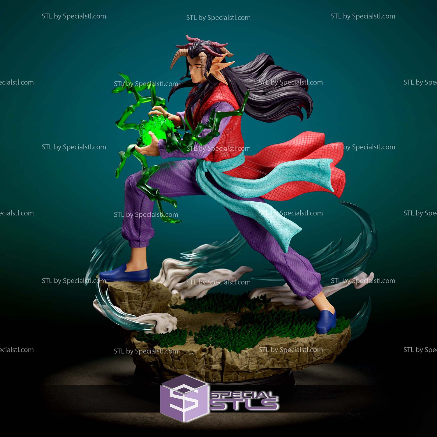 Yomi Yu Yu Hakusho STL Files 3D Model — view 4