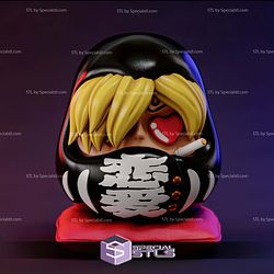 Daruma Sanji STL Files 3D Model