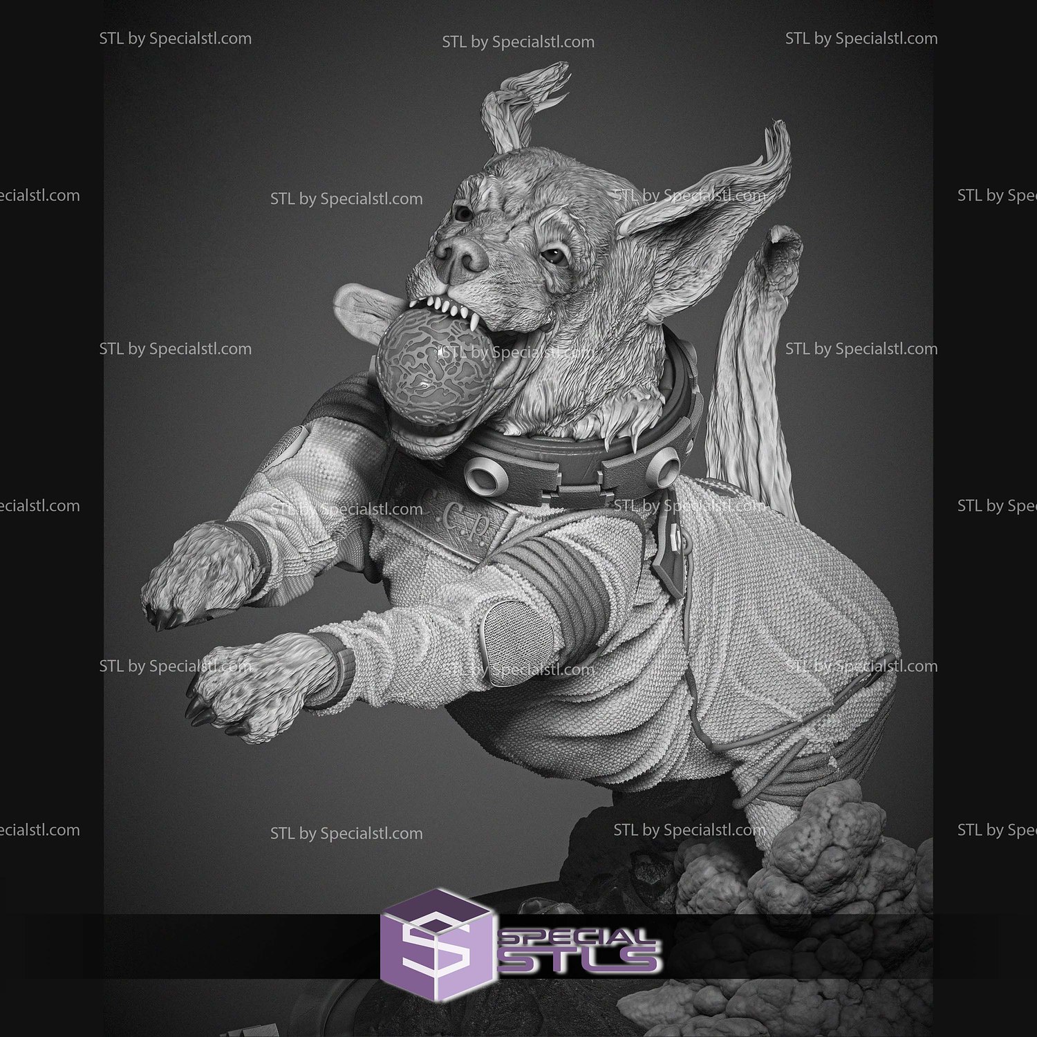 Cosmo Marvel Bust 3D Print Files STL Model — view 3