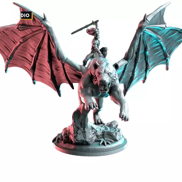 Badkitty VIII - RPG Tabletop Figure 3D STL Model