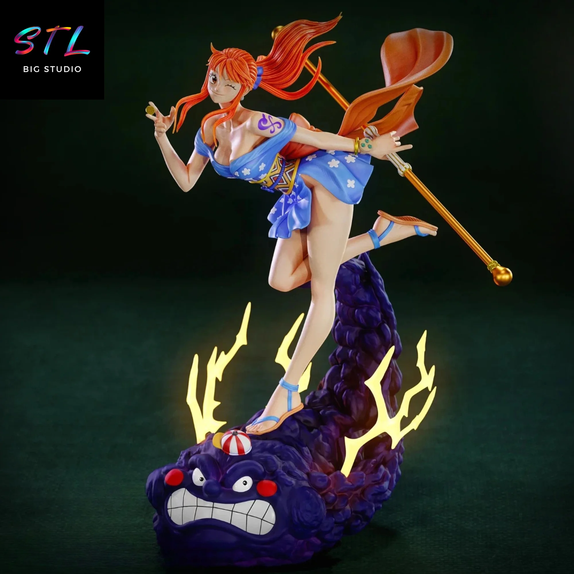 Nami Wano STL | One Piece | 3D Printable Figure Model