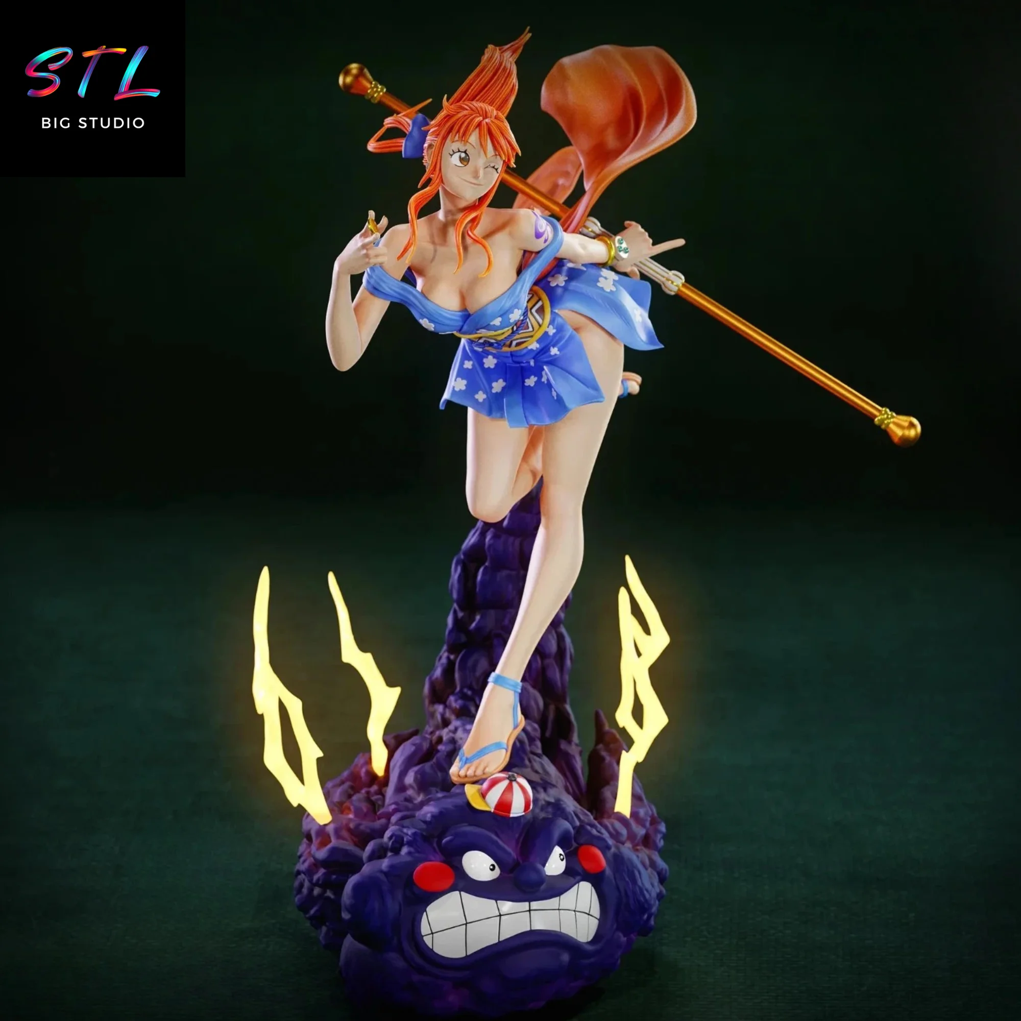 Nami Wano STL | One Piece | 3D Printable Figure Model — view 2