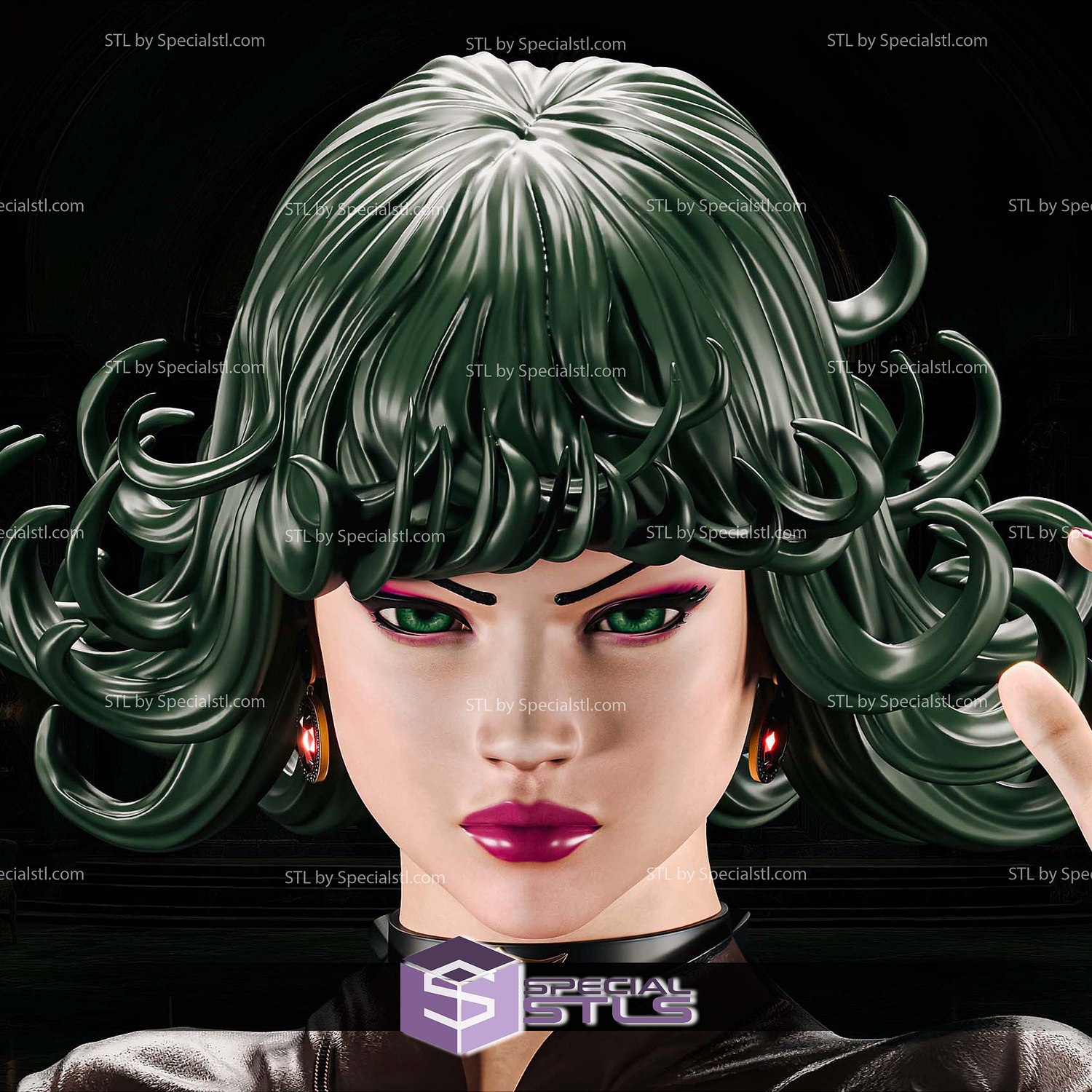Tatsumaki Pink Suit STL Files 3D Model — view 4