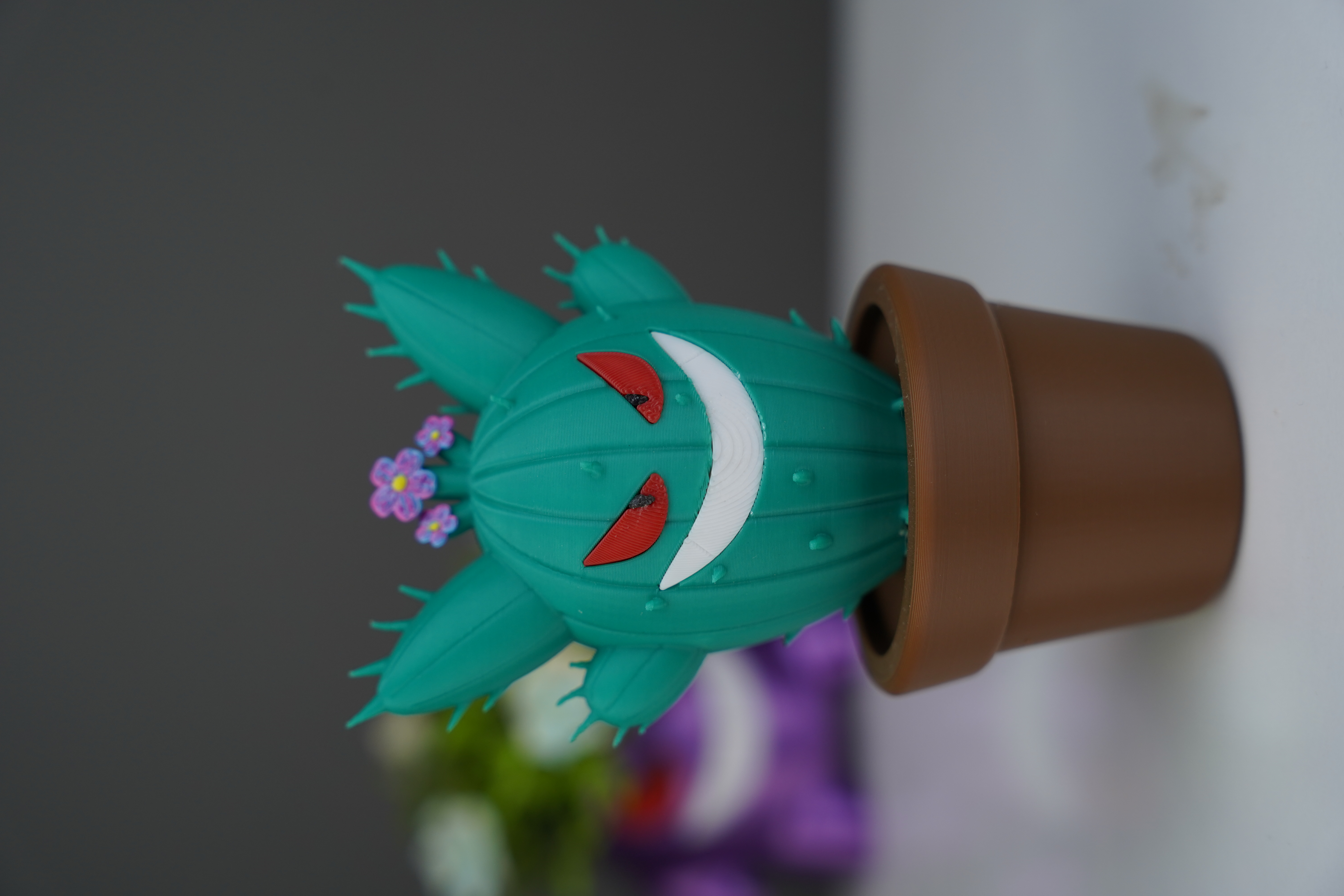 Gengar Cactus - Multipart 3D STL Model