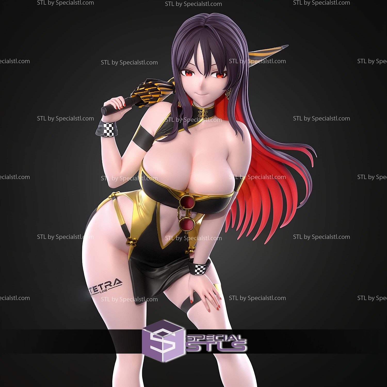 Moran Nikke STL Files 3D Model — view 6