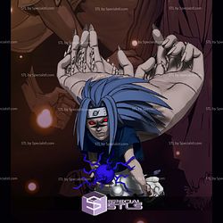 Sasuke Mark of Cursed Bust 3D Printer Files STL Model