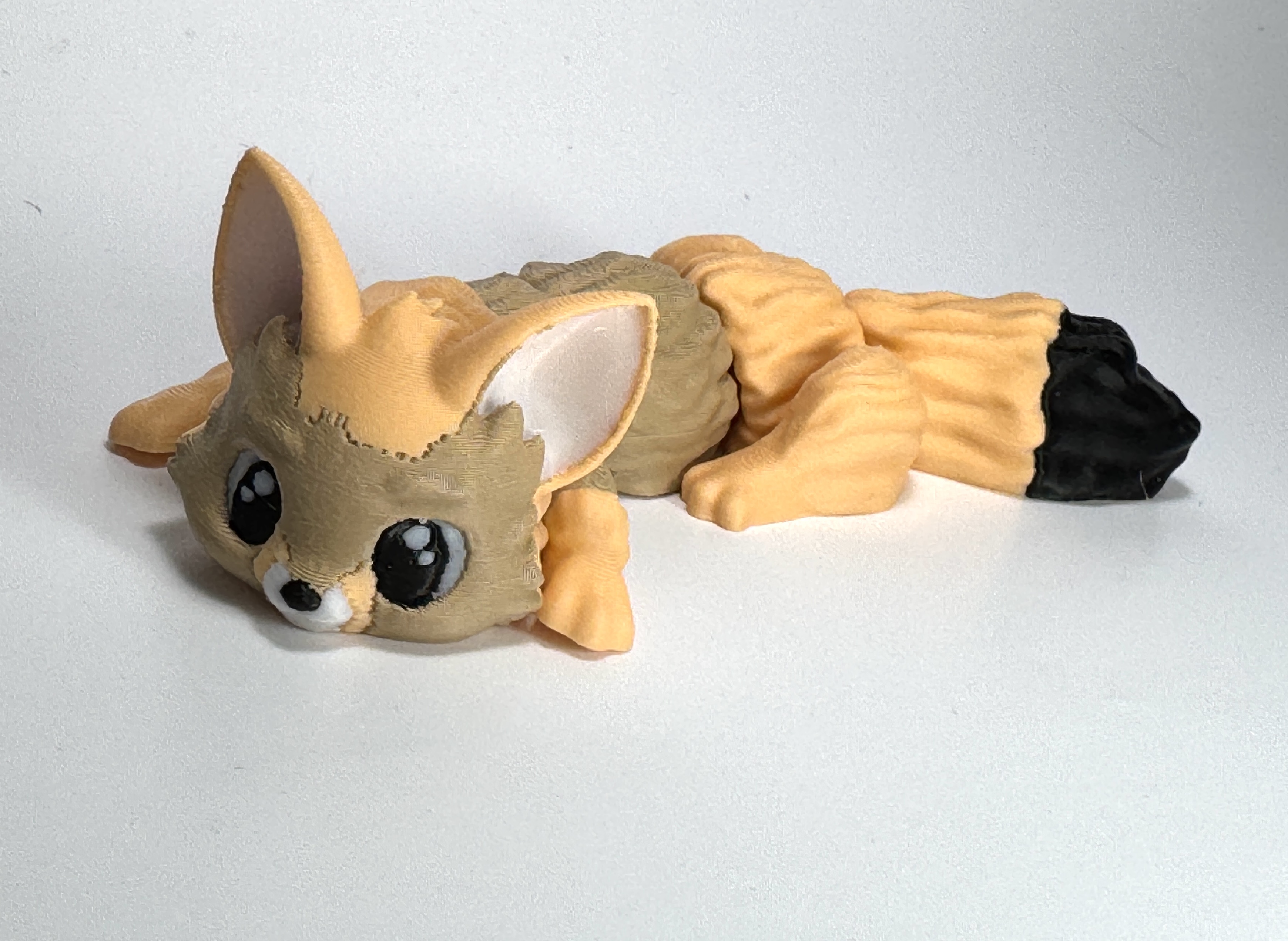 Teal Cat Creative Arctic and Fennec Fox 3D STL Model — view 5