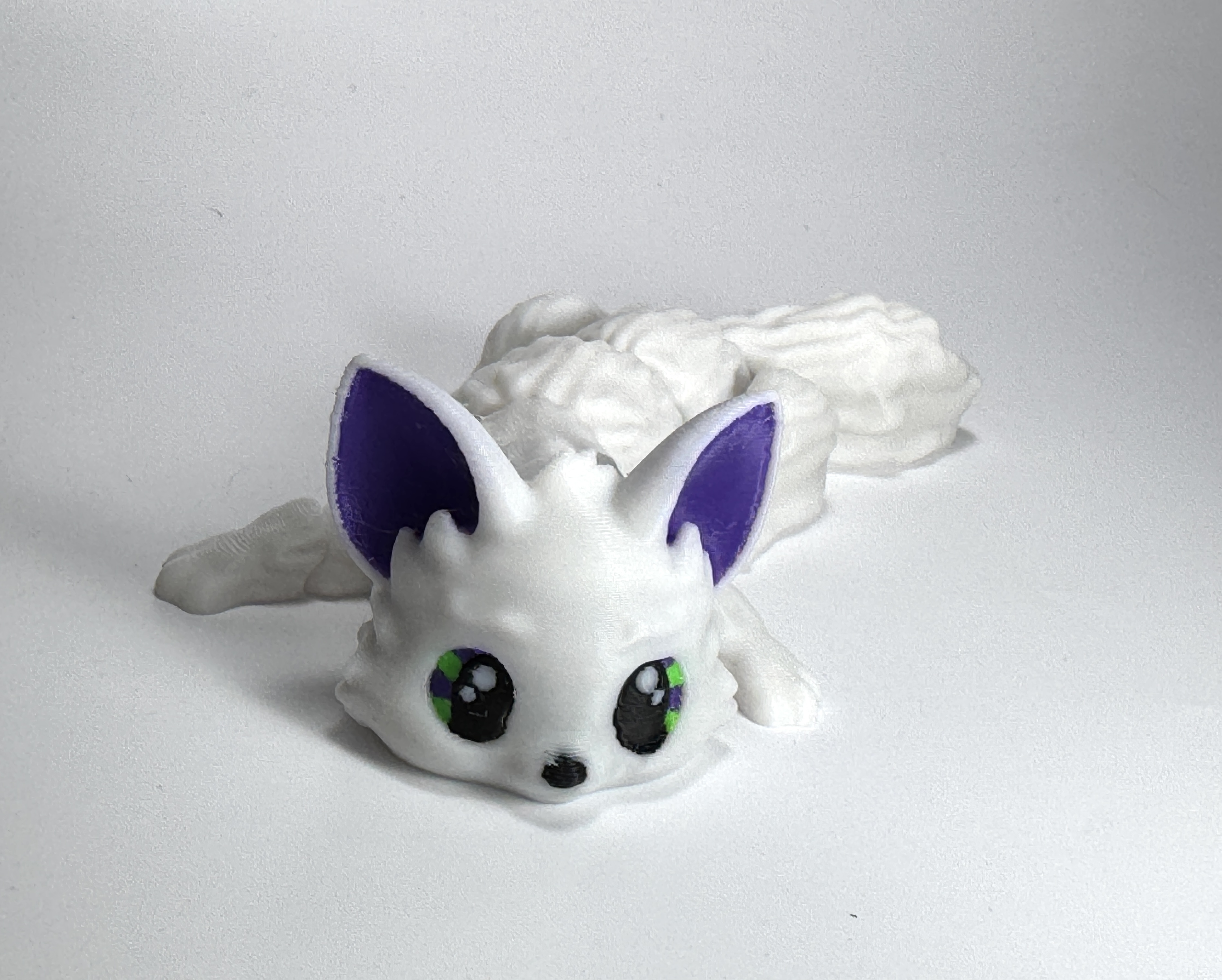 Teal Cat Creative Arctic and Fennec Fox 3D STL Model — view 6