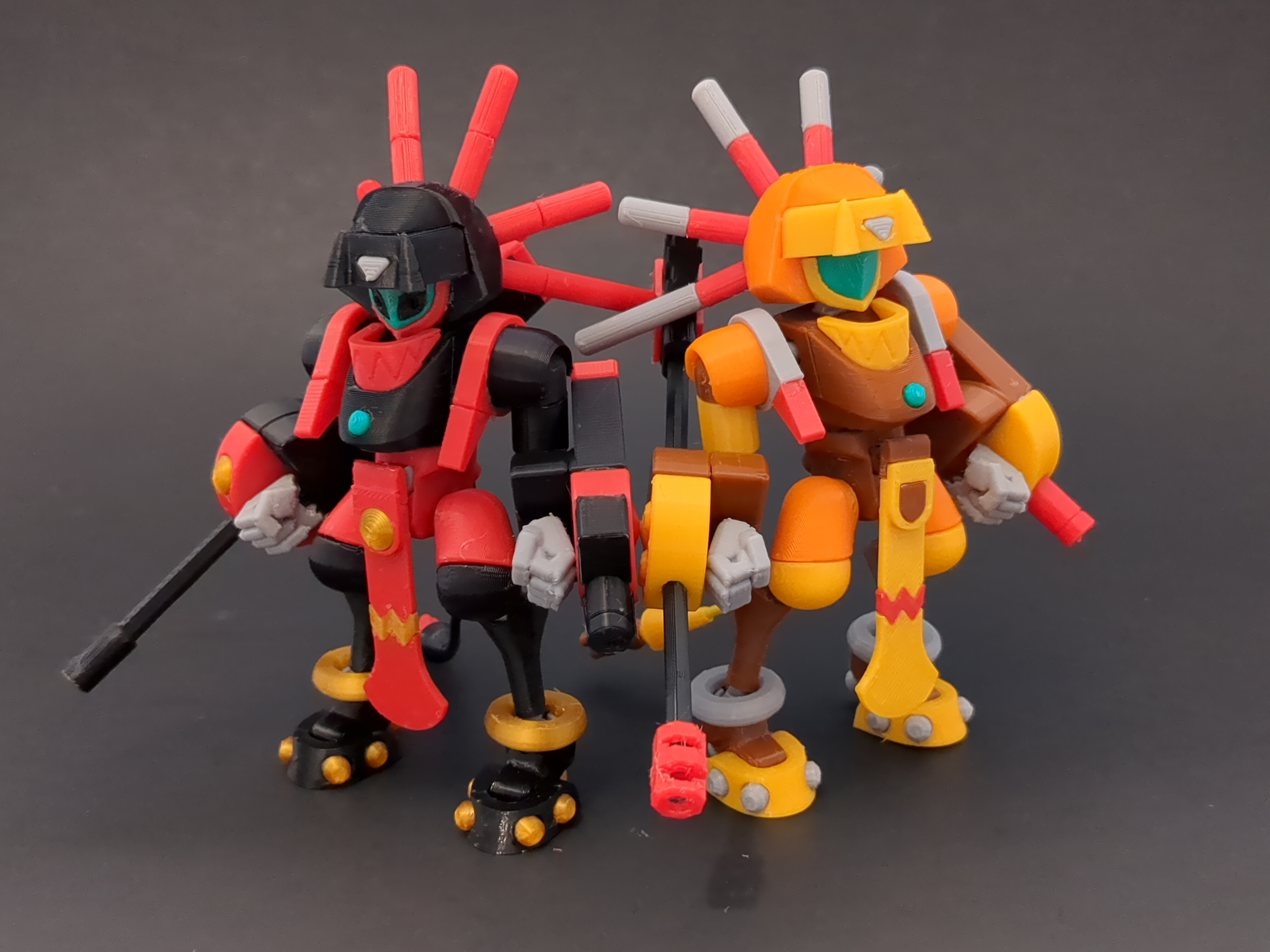 Maasai Moran and Maasai Laibon 3D STL Model — view 2