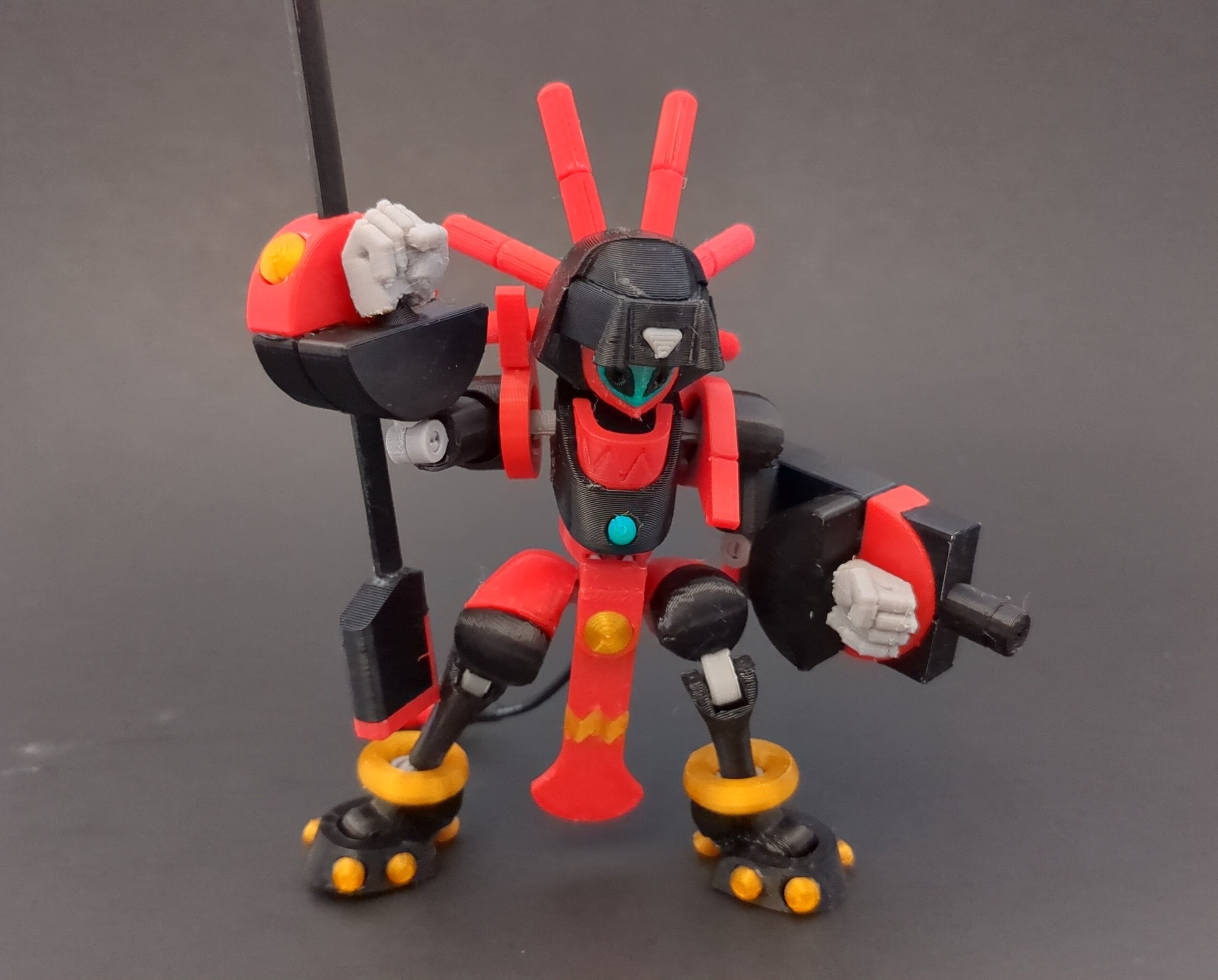 Maasai Moran and Maasai Laibon 3D STL Model — view 4