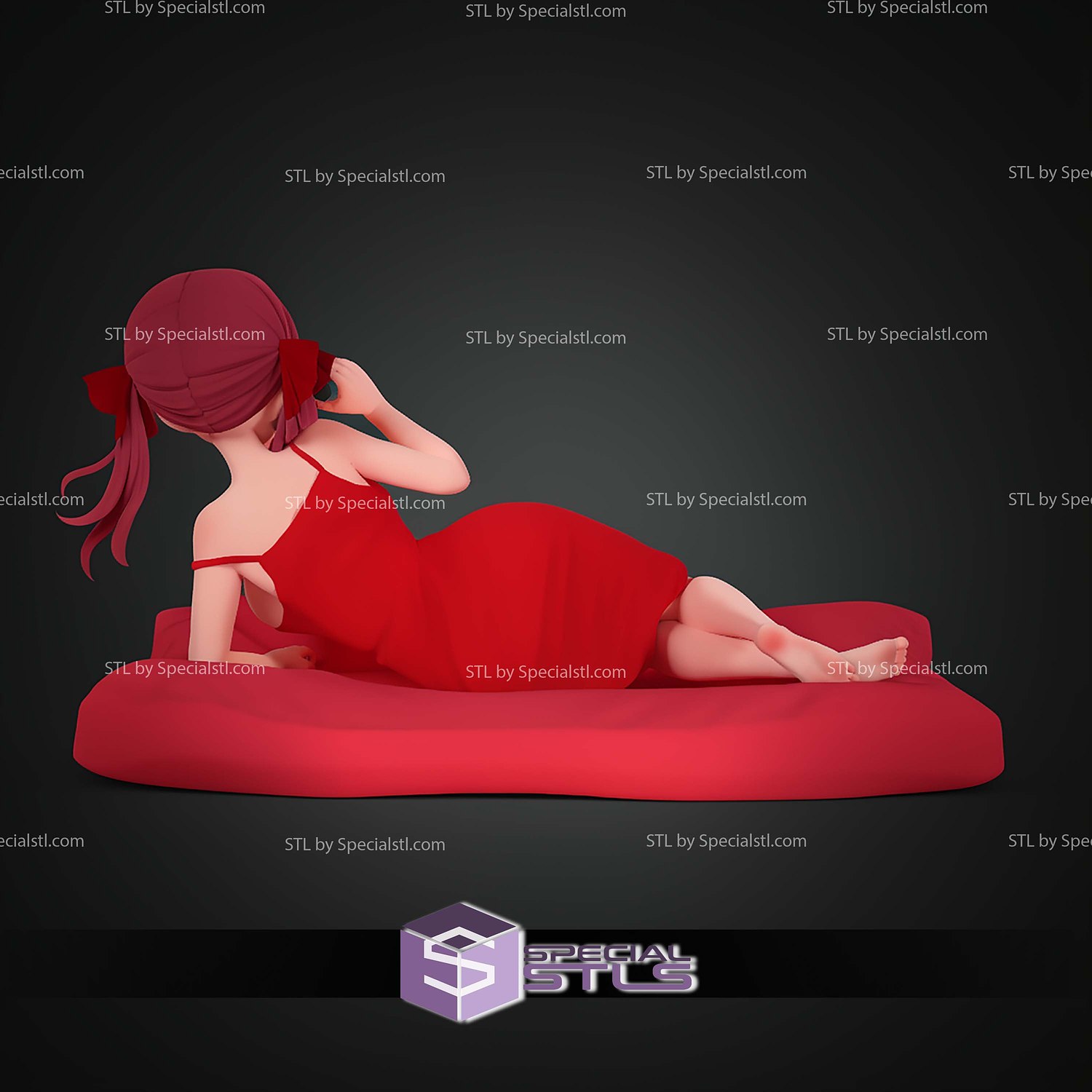 Valentines Houshou Marine STL Files 3D Model — view 2