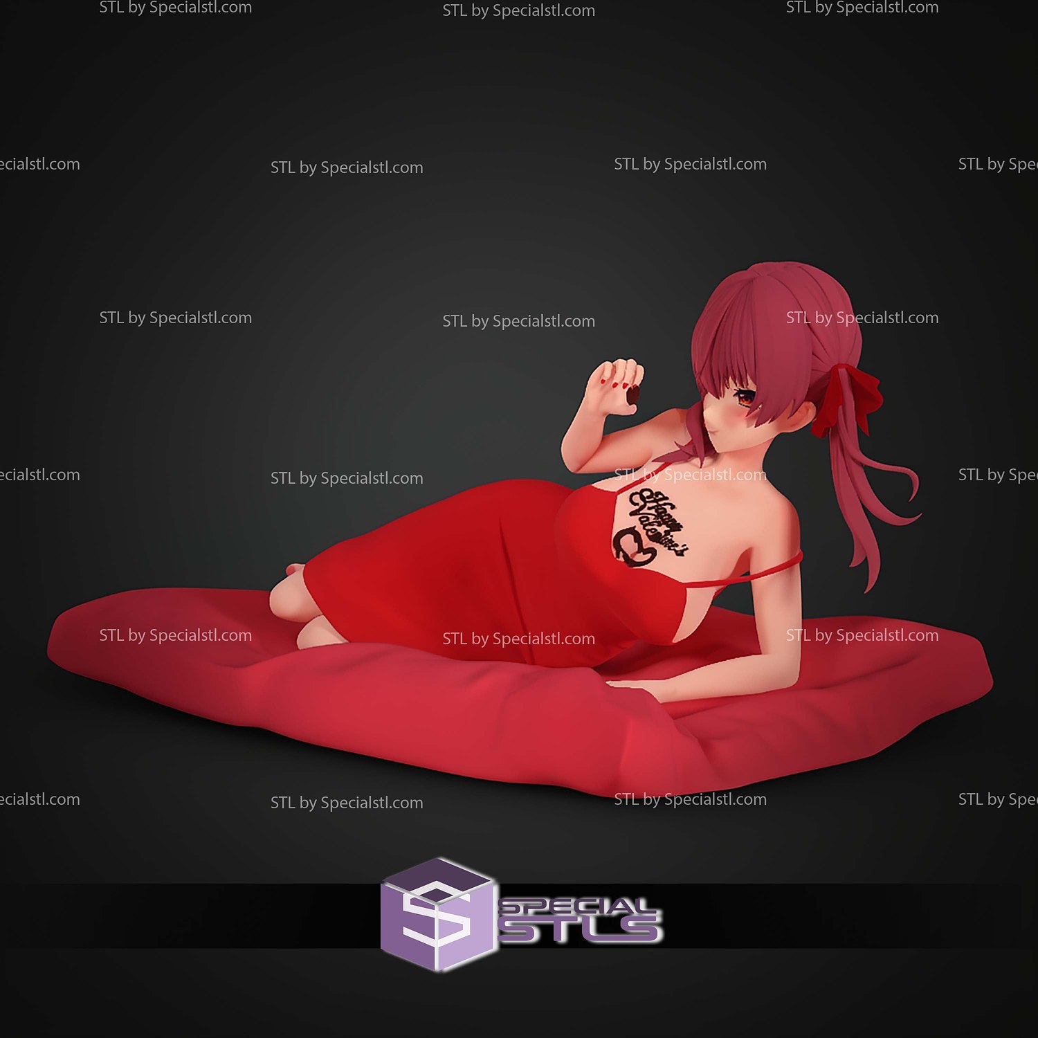 Valentines Houshou Marine STL Files 3D Model — view 3
