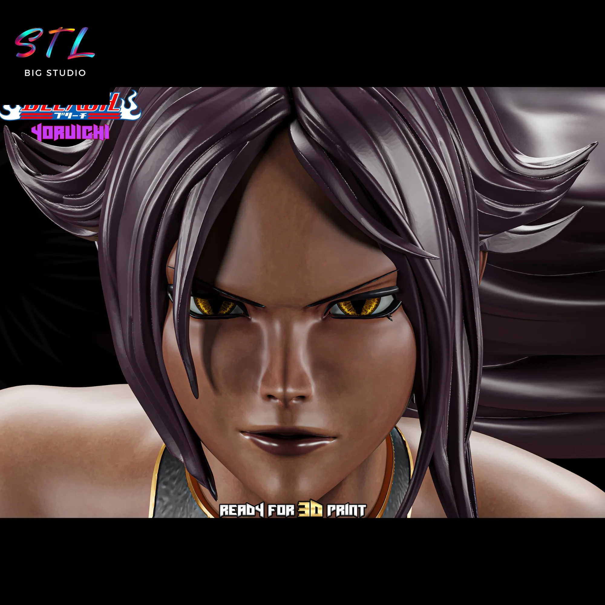 Yoruichi STL | Bleach | 3D Printable Figure Model — view 5