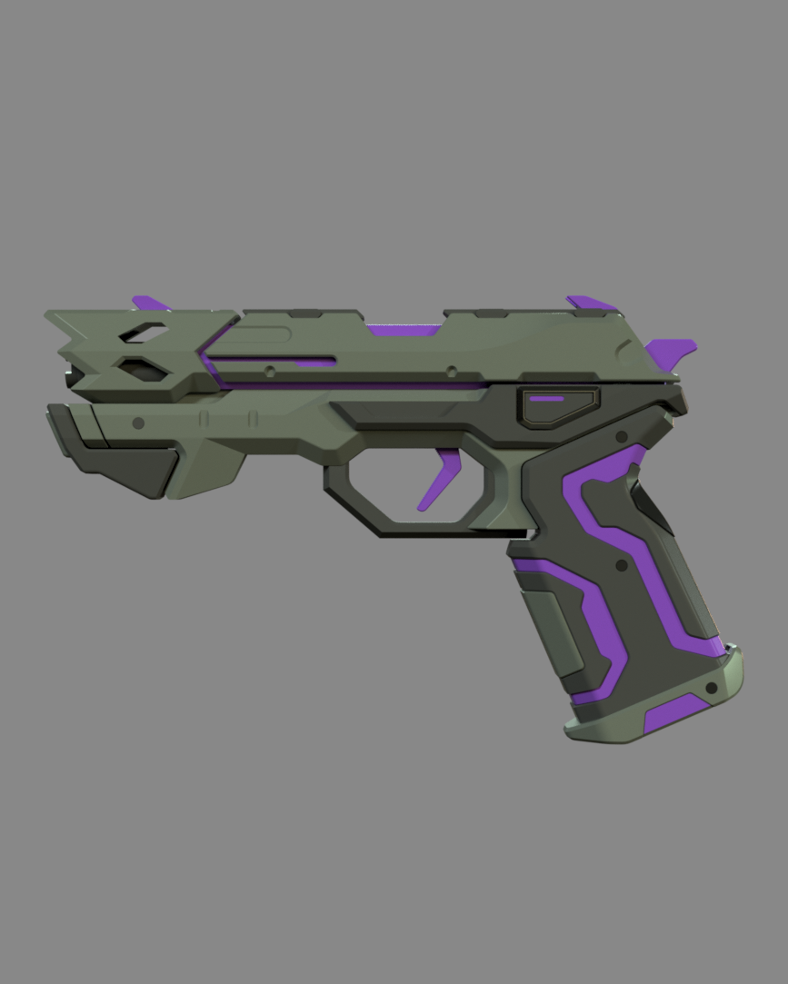 Valorant Glitchpop legendary pistol 3D STL Model