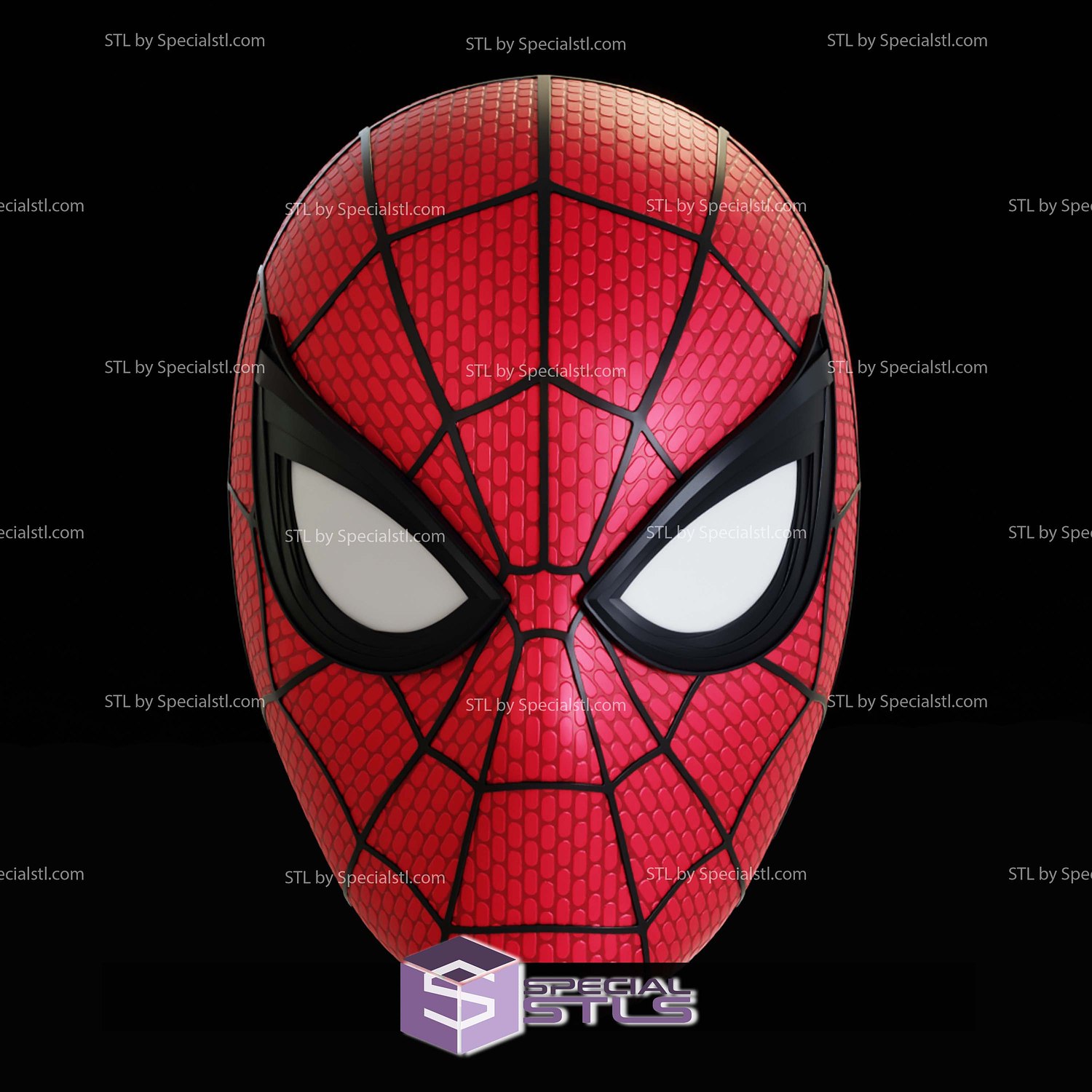 Cosplay STL Files Spider Man Brand New Day Mask 3D Model — view 2