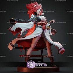 Baiken Samurai Sword STL Files 3D Model