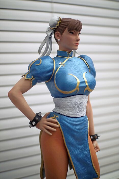 Chun Li Street Fighter Fan-art Statue 3D STL Model — view 7