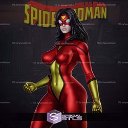 Spider Woman Thicc 1-6 3D Printer Files STL Model