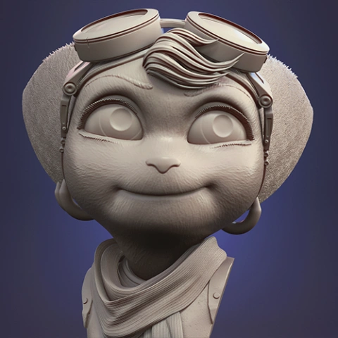 Rivet Bust 3D Printing Model | Assembly STL Model