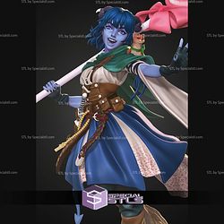Jester Lavorre 201mm The Mighty Nein STL Files 3D Model