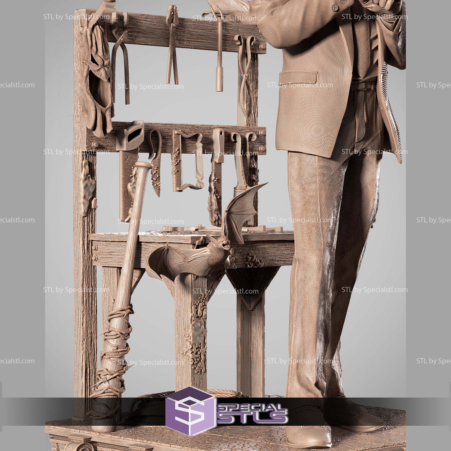 Black Mask DC STL Files 3D Model — view 3