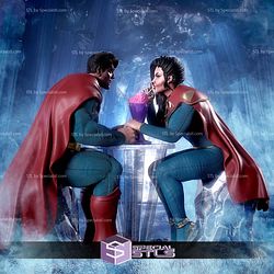 Superman Date Superwoman 3D Printer Files STL Model