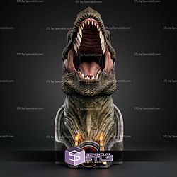 T Rex Portrait Bust 350mm STL Files 3D Model