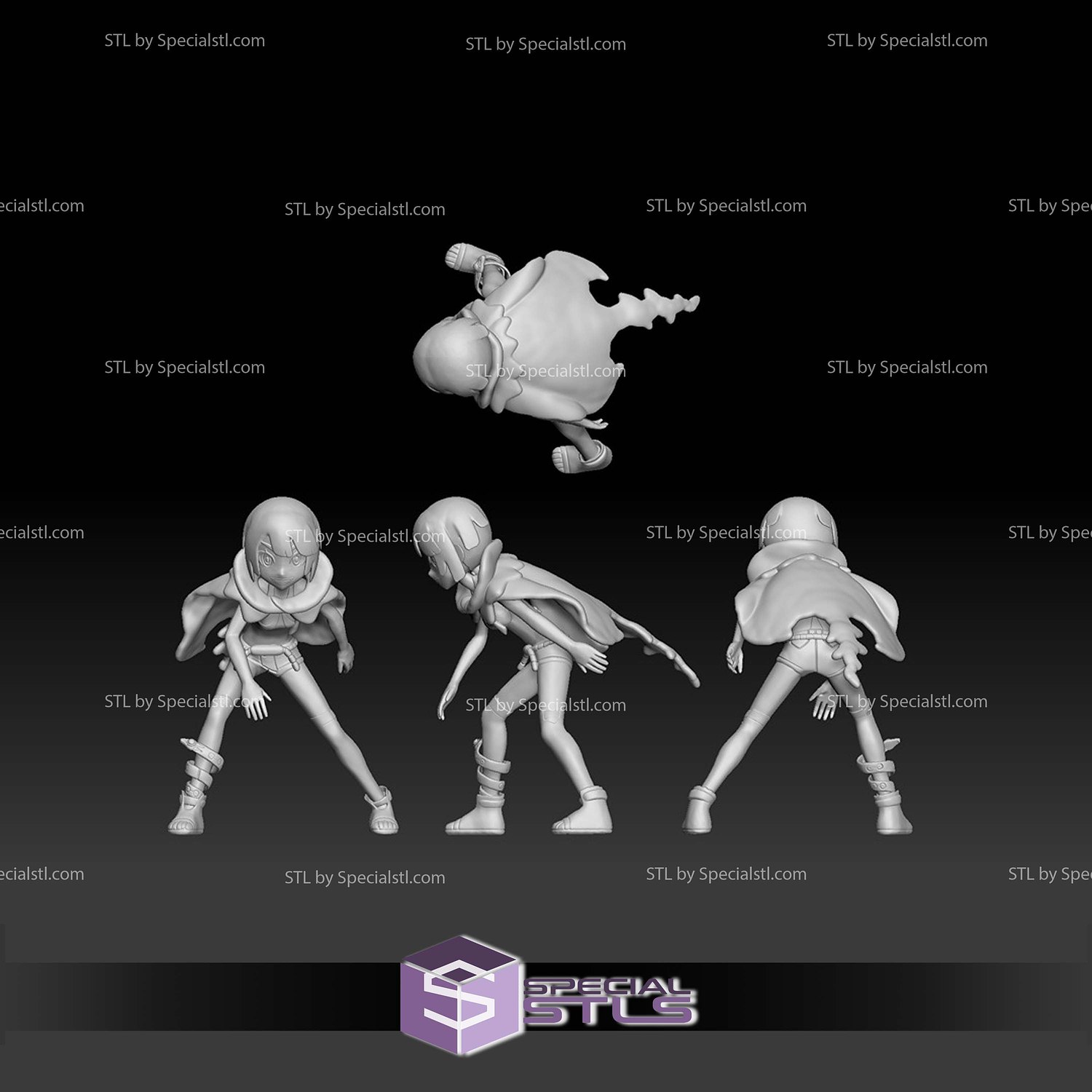 Pokemon STL Collection Lorekeeper Zinnia 3D Model — view 3