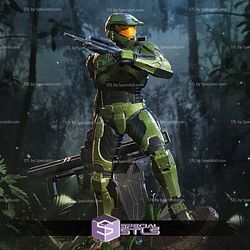 Master Chief Forest Halo 3D Printer Files STL Model