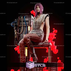 Songbird Cyberpunk 2077 Sitting 1-6 STL Files 3D Model