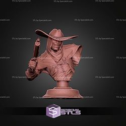 Jericho Cross Darkwatch Bust 3D Printer Files STL Model
