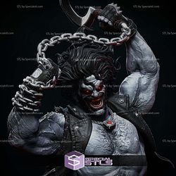 Lobo Killing 3D Model Sculpture STL Model