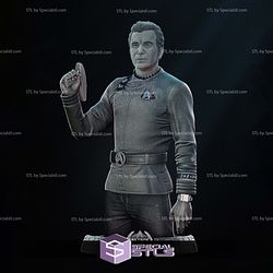 The Wrath of Khan Kirk Bust 3D Printing Models STL Model