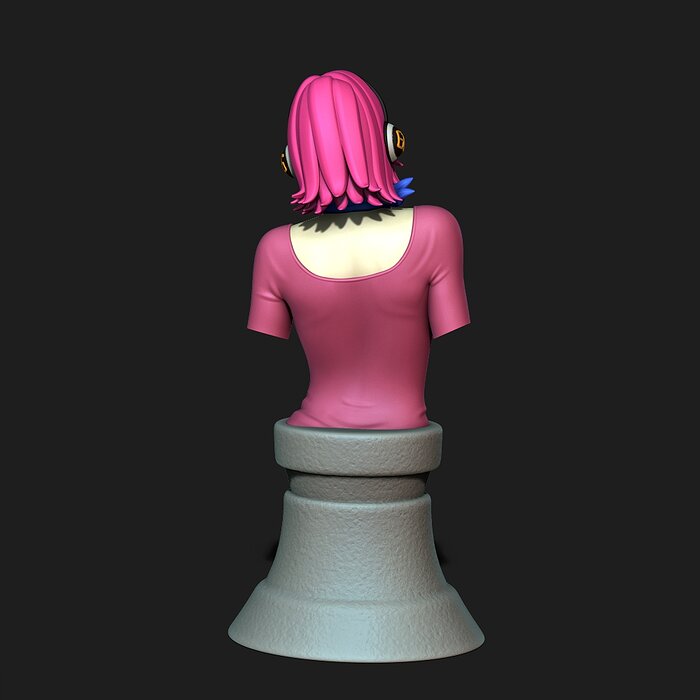 Reiju Vinsmoke Bust 3D STL Model — view 6