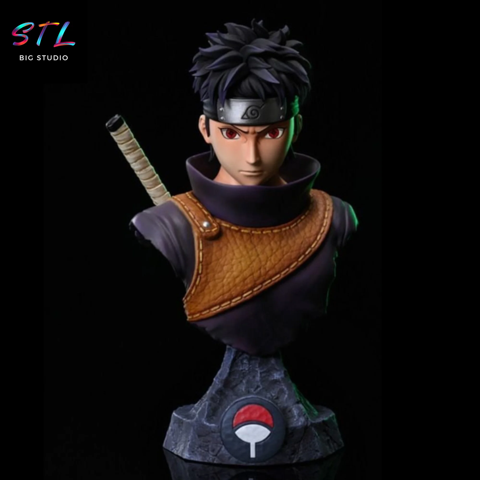 Shisui Uchiha Bust STL | Naruto Shippuden | 3D Printable Figure Model