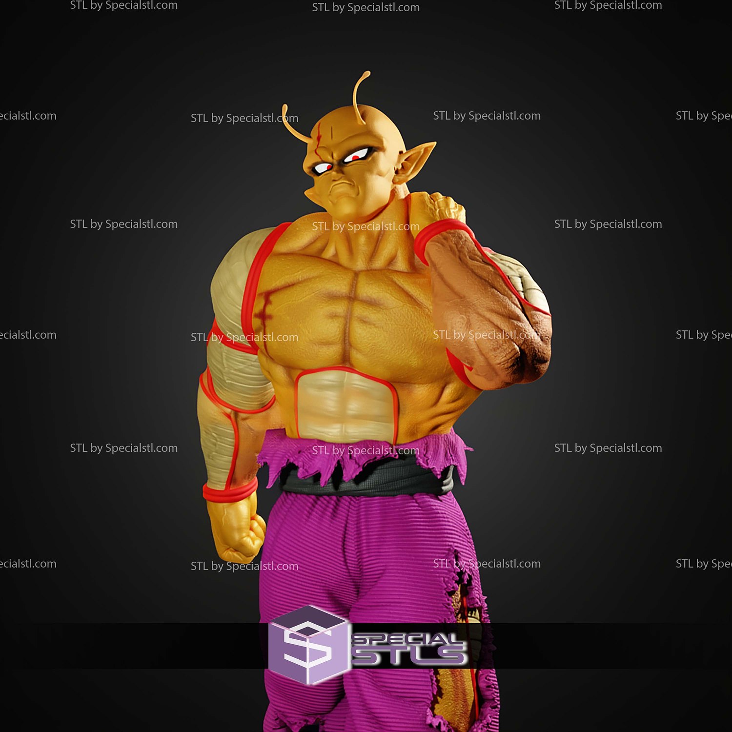 Orange Piccolo Working STL Files 3D Model — view 4