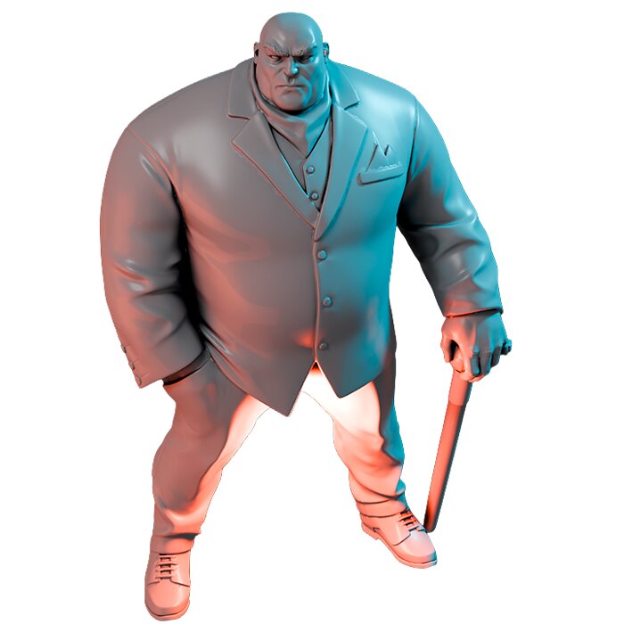 The Godfather IX - RPG Tabletop Figure 3D STL Model — view 3